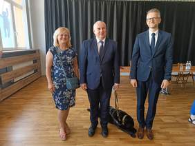 Pokaż zdjęcie: Pełnomocnik Rządu ds. Osób Niepełnosprawnych oraz przedstawiciele PFRON Oddział Łódzki