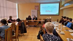 Pokaż zdjęcie: spotkanie z przedstawicielami powiatów 