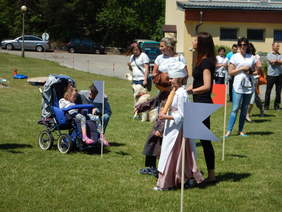 Marta Mordarska, Dyrektor Oddziału Małopolskiego PFRON na otwarciu Dnia Godności w Wolbromiu