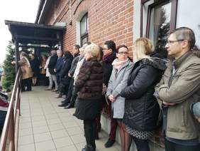 Pokaż zdjęcie: W wydarzeniu udział wzięli przedstawiciele lokalnych władz samorządowych, a także pracownicy Kujawsko-Pomorskiego Oddziału Państwowego Funduszu Rehabilitacji Osób Niepełnosprawnych