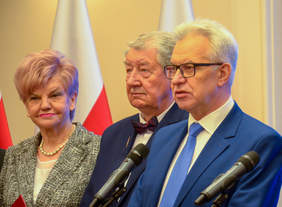 Pokaż zdjęcie: Prezes zarządu PFRON Krzysztof Michałkiewicz