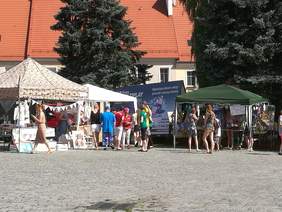 Pokaż zdjęcie: Festiwal Sztuki Osób Niepełnosprawnych w Lewinie Brzeskim – kiermasz rękodzieła artystycznego