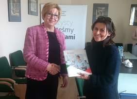 Pokaż zdjęcie: Zawarcie umowy z Fundacją Anny Dymnej "Mimo wszystko"