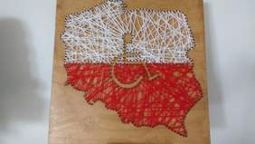 Wyróżnienie w kategorii Tkanina i aplikacja - "Polska bez barier", Kamila Romaniak, Powiatowy Ośrodek Wsparcia "Parasol" w Zielonej Górze