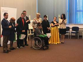 Lubuska Gala XVI edycji Konkursu Plastycznego "Sztuka Osób Niepełnopsrawnych"