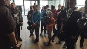 uczniowie SOSW w Mrowli