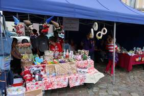 Pokaż zdjęcie: Festyn Przyjaźni „Tacy Sami” w Tczewie - stoisko SDŚ w Malborku