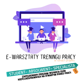 Pokaż zdjęcie: Grafika Fundacji Sustinae dotycząca zajęć on-line