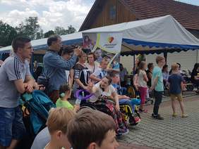 Pokaż zdjęcie: Uroczyste obchody 20-lecia działalności Stowarzyszenia "Przystań" z Tymbarku.