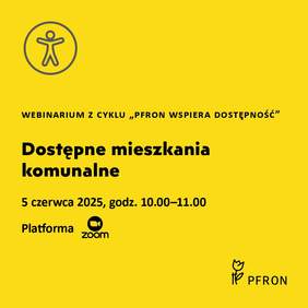 Pokaż zdjęcie: Zdjęcie jest infografiką informującą o webinarium. Na żółtym tle napisane są czarną czcionką informacje dotyczące daty i godziny spotkania. 
