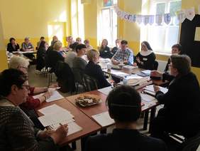 Pokaż zdjęcie: Spotkanie PFRON z Wielkopolską Radą Koordynacyjną oraz z przedstawicielami Warsztatów Terapii Zajęciowej