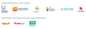 Pokaż zdjęcie: Logotypy organizatorów oraz partnerów akcji Masz Głos