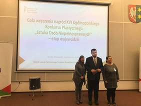 Lubuska Gala XVI edycji Konkursu Plastycznego "Sztuka Osób Niepełnopsrawnych"