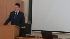 Pokaż zdjęcie: Wystąpienie dr Mikołaja Rylskiego