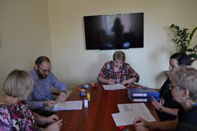 Pokaż zdjęcie: Podpisanie umów z PSONI w Biskupcu