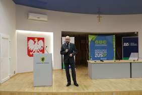 Pokaż zdjęcie: dr. Andrzej Szybkie, Dyrektor Departamentu Rent Zagranicznych ZUS