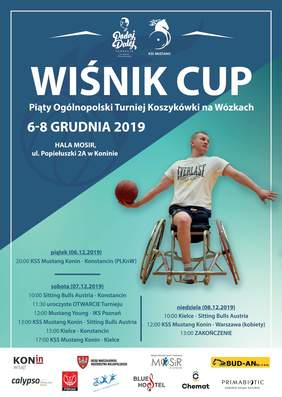 Pokaż zdjęcie: Plakat promujący V Ogólnopolski Turniej Koszykówki na Wózkach