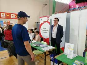 Pokaż zdjęcie: stoisko Oddziału Świętokrzyskiego PFRON 