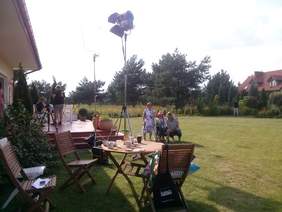 Plenerowe nagranie do programu Wystarczy chcieć