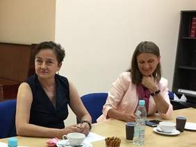 Joanna Skoczek z Posłanką Małgorzatą Wypych