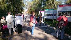 Pokaż zdjęcie: Wystawa "Tęczy" w Parku Krakowskim