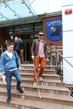 Pokaż zdjęcie: Studenci w trakcie warsztatów.