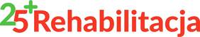 Pokaż zdjęcie: Napis Rehabilitacja 25 + na białym tle