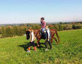 Pokaż zdjęcie: Przejażdżki konne podczas „Dnia Farmera”