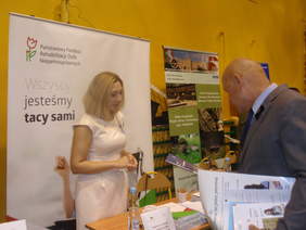 Pokaż zdjęcie: Stoisko Oddziału Lubelskiego PFRON