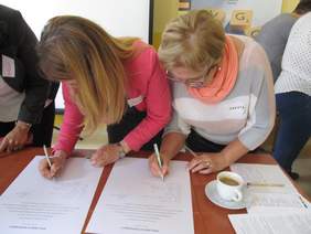 Pokaż zdjęcie: Przedstawiciele Warsztatów Terapii Zajęciowej