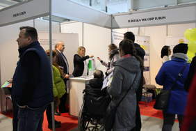 Pokaż zdjęcie: Stoisko Oddziału Lubelskiego PFRON