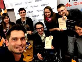 Pokaż zdjęcie: Michał Woroch, niepełnosprawny podróżnik nagrodzony na Festiwalu Śladami Marzeń w Poznaniu