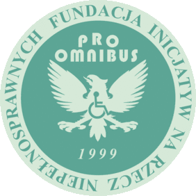 Logo organizatora Festiwalu "Fundacja Inicjatyw na Rzecz Niepełnosprawnych PRO OMNIBUS