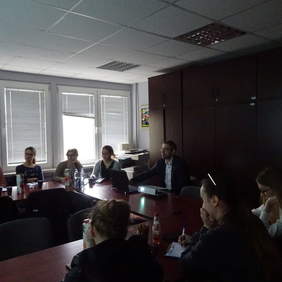 Pokaż zdjęcie: Szkolenie poprowadził pracownik Oddziału Kujawsko-Pomorskiego PFRON Michał Bohuszko