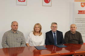 Pokaż zdjęcie: Janusz Iwanicki, Katarzyna Fus, Jerzy Dębski, Ryszard Dados