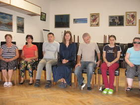 Uczestnicy warsztatów muzycznych zorganizowanych przez Polski Związek Niewidomych Okręg Podkarpacki