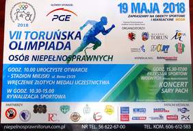 Plakat informacyjny nt. Olimpiady