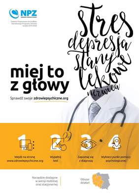 Pokaż zdjęcie: Plakat promujący projekt pn.: „Ocena kondycji psychicznej”