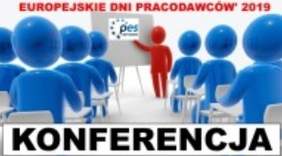 Pokaż zdjęcie: Grafika promująca konferencję w Wągrowcu w ramach Europejskich Dni Pracodawców