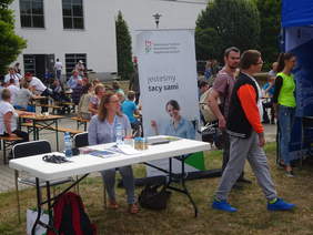 Pokaż zdjęcie: Stanowisko pracowników Oddziału Kujawsko-Pomorskiego PFRON