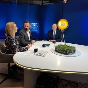 Pokaż zdjęcie: Dyrektor Andrzej Michalski był gościem programu Dzień Dobry z TVP3 Kielce