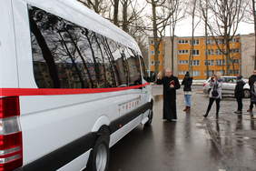 Pokaż zdjęcie: Poświęcenie pojazdu