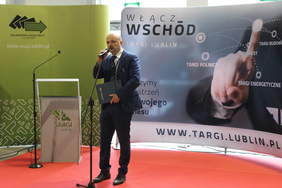 Pokaż zdjęcie: Powitanie uczestników przez Roberta Głowackiego Prezesa Targów Lublin