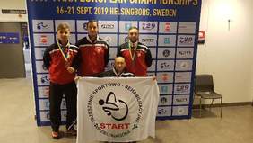 5 medali „Start” Zielona Góra na Mistrzostwach Europy Niepełnosprawnych w tenisie stołowym