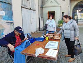 Pokaż zdjęcie: 5.	Pokaz wikliniarstwa przygotowany przez Tadeusza Piętę