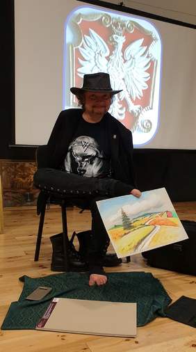 Pokaż zdjęcie: Malarz Stanisław Kmiecik