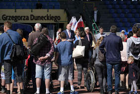 Oficjalne otwarcie Olimpiady przez Prezydenta Miasta Torunia - Michała Zaleskiego