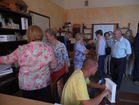 Zwiedzanie Warsztatu Terapii Zajęciowej w Gorzycach