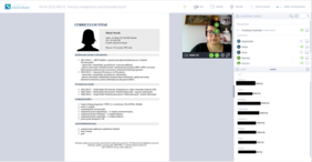 Pokaż zdjęcie: Beneficjenci programu Absolwent realizowanego przez Fundację Sustinae odbywają szkolenia i warsztaty online podczas trwania pandemii  - zrzut ekranu z zajęć.