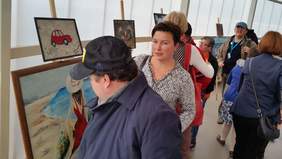 Pokaż zdjęcie: Wystawa prac XVI edycji Konkursu Plastycznego „Sztuka Osób Niepełnosprawnych” w Pawilonie